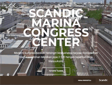 Tablet Screenshot of marinacongresscenter.com